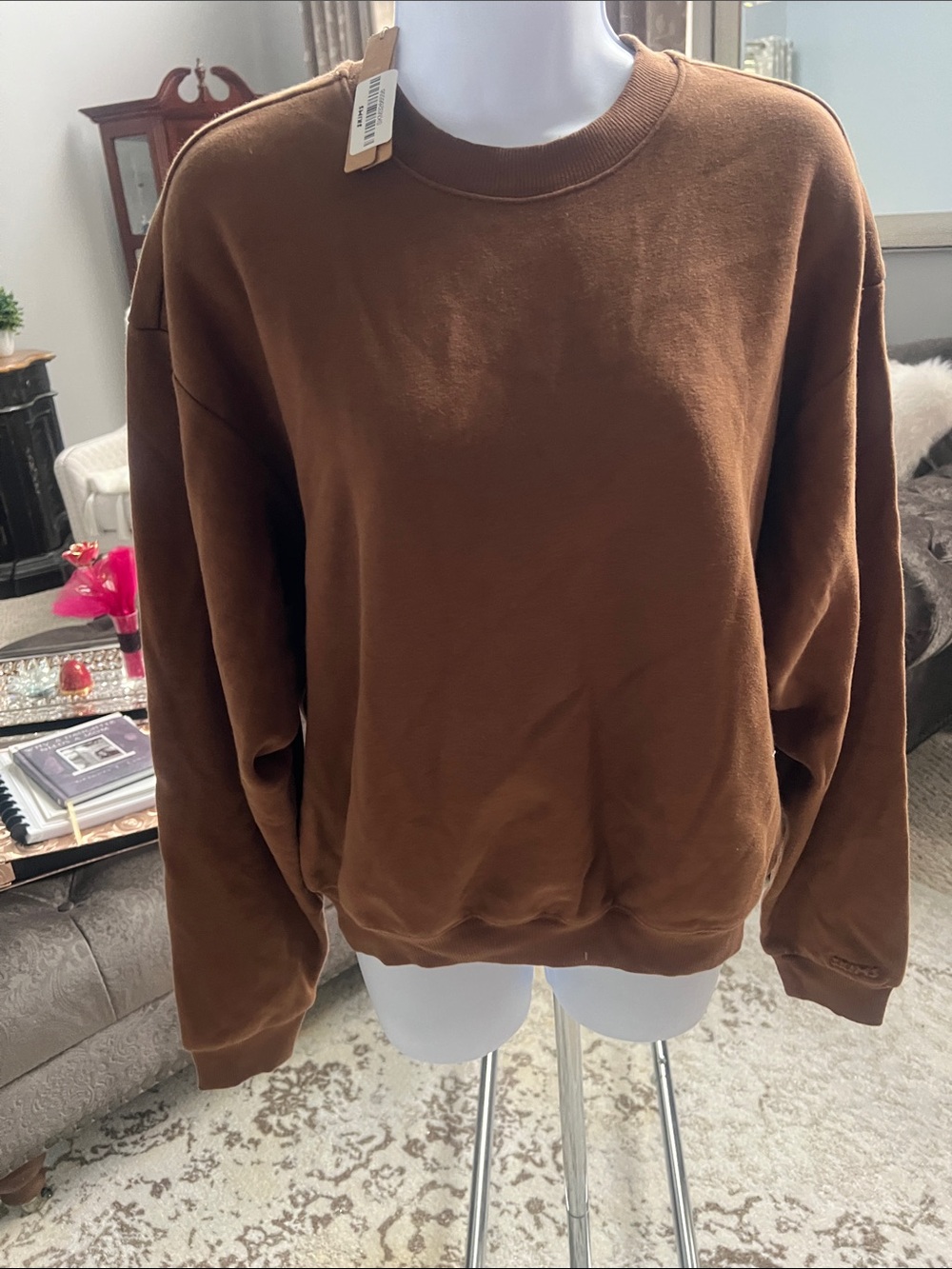 Skims cotton fleece sweatshirt